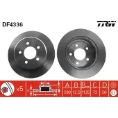 TRW DF4336 Remschijf