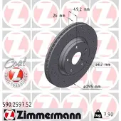 ZIMMERMANN 590.2597.52 Remschijf
