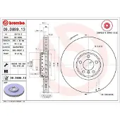 Brembo 09.D899.13 Remschijf