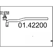MTS Uitlaatpijp 01.42200