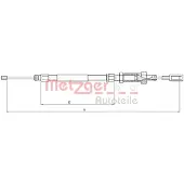 METZGER 10.4726 Handremkabel