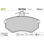 Valeo 301252 Remblokken