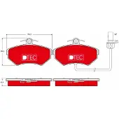 TRW GDB1366DTE Remblokken
