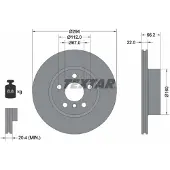 Textar 92327005 Remschijf