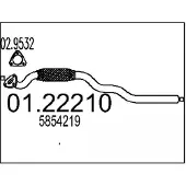 MTS 01.22210 Voorpijp
