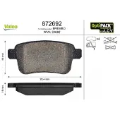 Valeo 872692 Remblokken