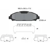 Textar Remblokkenset, schijfrem 2210901
