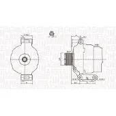 MAGNETI MARELLI Dynamo / Alternator 063731639010