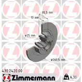 ZIMMERMANN 470.2420.00 Remschijf