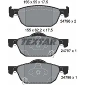Textar 2479601 Remblokken