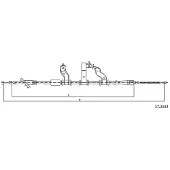 METZGER 17.2583 Handremkabel