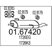 MTS 01.67420 Einddemper