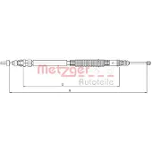 METZGER 10.4664 Handremkabel