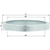 Knecht LX 61 Luchtfilter