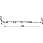 Bosch 1 987 482 889 Handremkabel