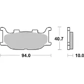 Brembo Remblokkenset, schijfrem 07042