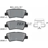 Textar Remblokset 2533707, achter