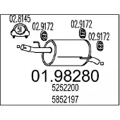 MTS 01.98280 Einddemper