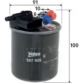 Valeo 587608 Brandstoffilter