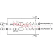 METZGER 10.5335 Handremkabel