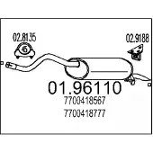 MTS 01.96110 Einddemper