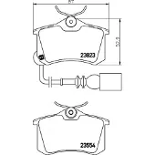 Hella 8DB 355 010-781 Remblokken