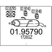 MTS 01.95790 Einddemper