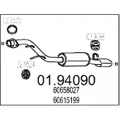 MTS 01.94090 Einddemper