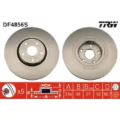 TRW DF4856S Remschijf