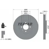 Textar 92302303 Remschijf