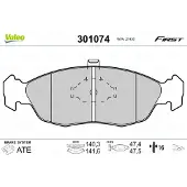Valeo 301074 Remblokken