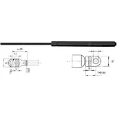 METZGER 2110284 Gasveer achterklep