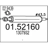 MTS Middendemper 01.52160