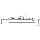 METZGER 17.1097 Handremkabel