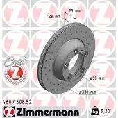 ZIMMERMANN 460.4508.52 Remschijf
