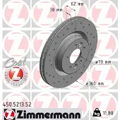 ZIMMERMANN 450.5213.52 Remschijf
