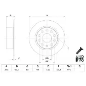 Bosch 0 986 479 E00 Remschijf