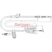 METZGER 17.0124 Handremkabel
