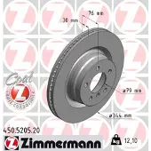 ZIMMERMANN 450.5205.20 Remschijf
