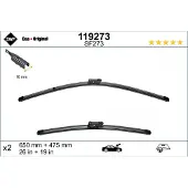 Valeo SWF DAS ORIGINAL Ruitenwisserbladen, voor: VW Passat Variant (3G5, CB5), frameloos