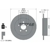 Textar 92108600 Remschijf