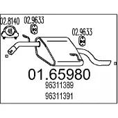 MTS 01.65980 Einddemper
