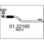 MTS Uitlaatpijp 01.22160