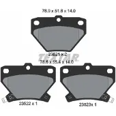 Textar Remblokset 2352101, achter