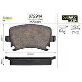 Valeo 872914 Remblokken