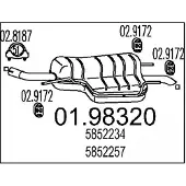 MTS 01.98320 Einddemper