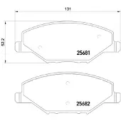 Brembo P 85 121X Remblokken