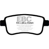 EBC Brakes DP42025R Remblokken