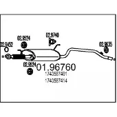 MTS 01.96760 Einddemper