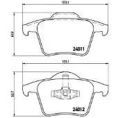 Brembo Remblokken set P 86 019 Brembo voor o.a. VOLVO